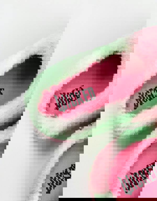 Wicked Girls Multicoloured Logo Mule Slippers