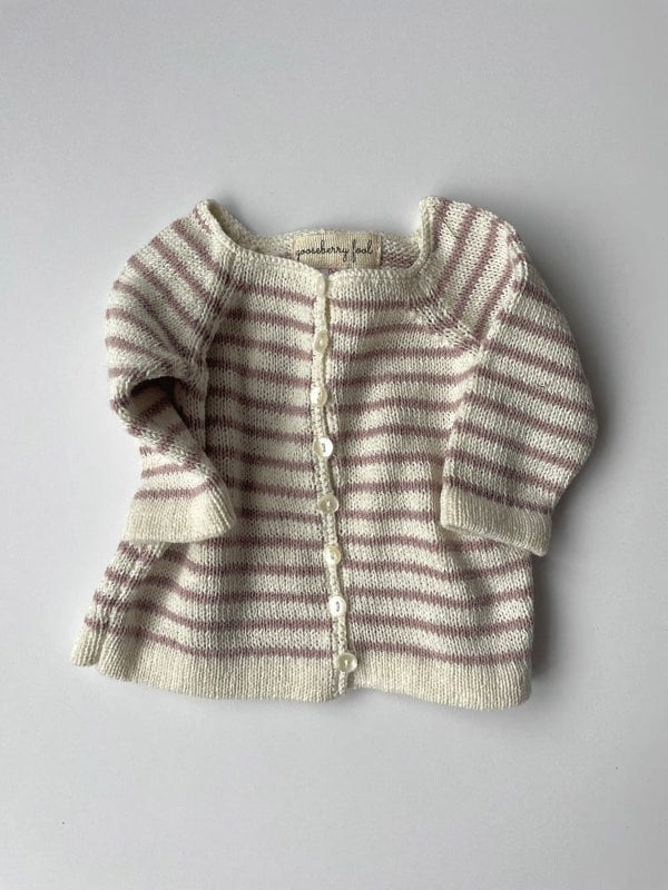 Gooseberry Fool Striped Cardigan