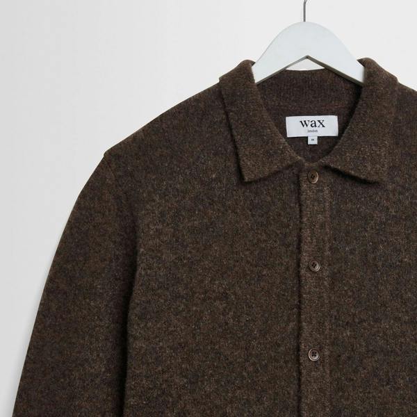 Wax London Tristan Fluffy Wool Blend Polo