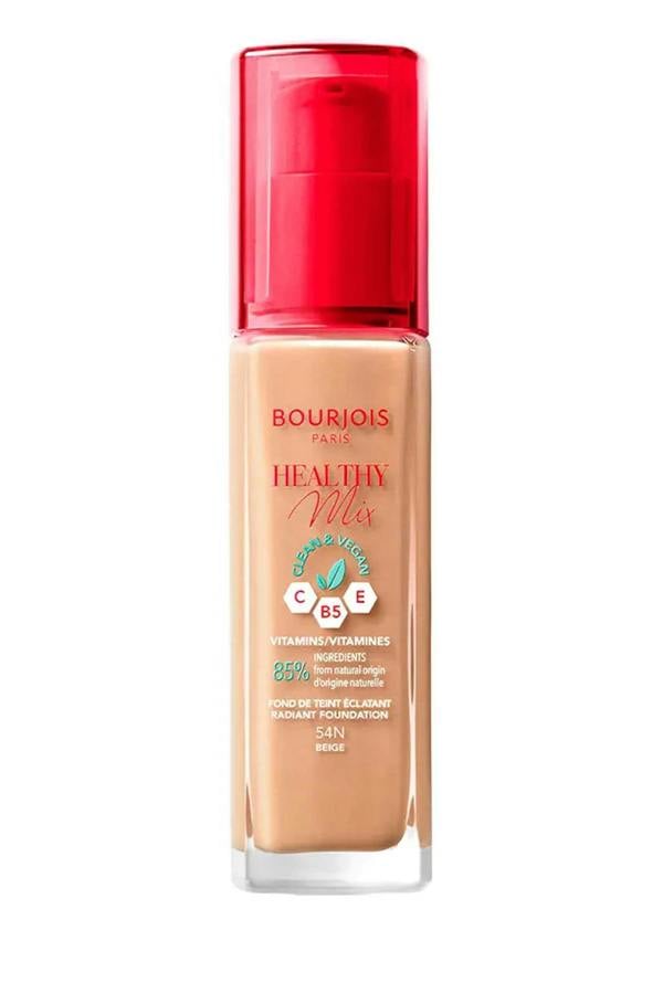 Bourjois Healthy Mix Bourjois Radiant Foundation Clean Vegan Vitamins 30ml Beige #54N Bourjois