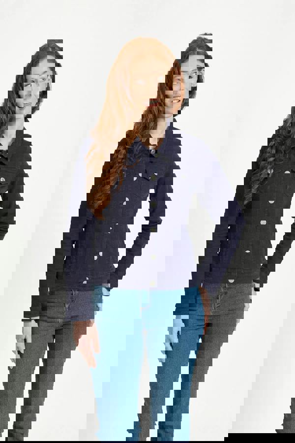 Mudflower Coloured Denim Jacket