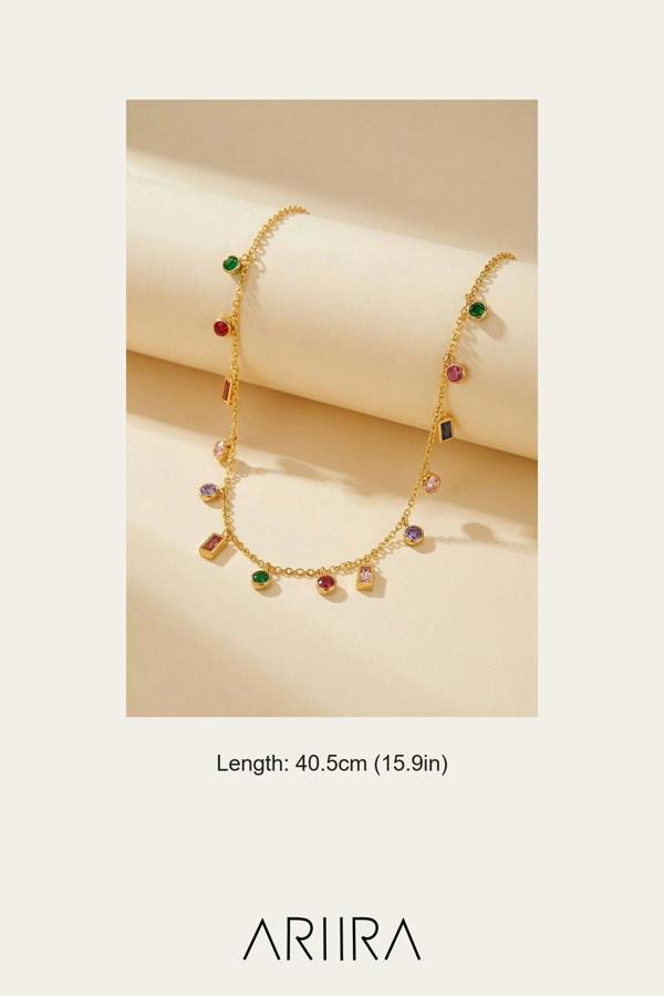 ARIIRA Rio Gold Tone Necklace