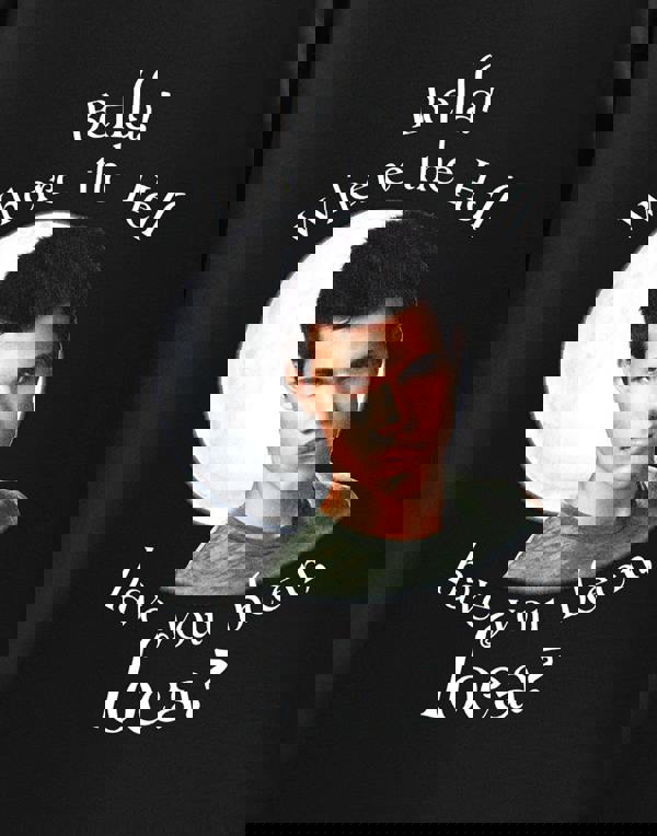 Twilight Womens Black Where Have You Been Loca? Short Sleeved T-Shirt