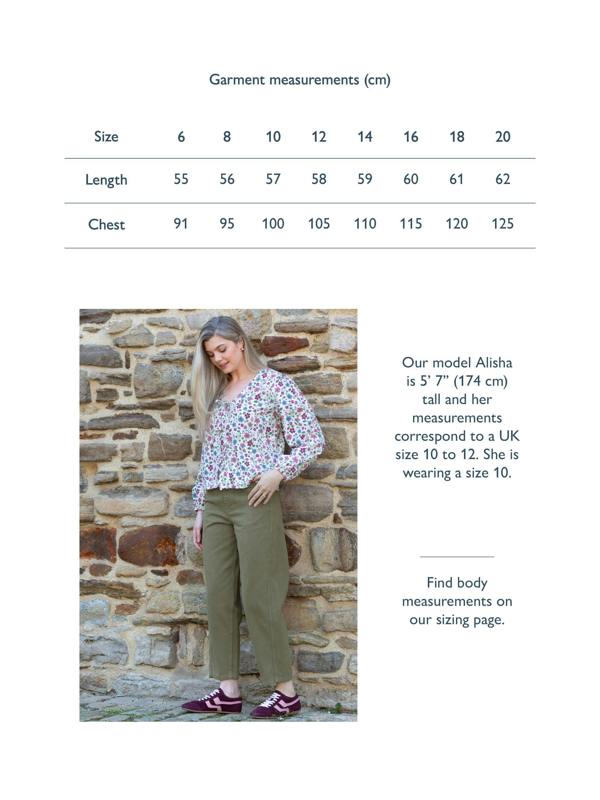Kite Womens Organic Clover Badbury Twill Blouse