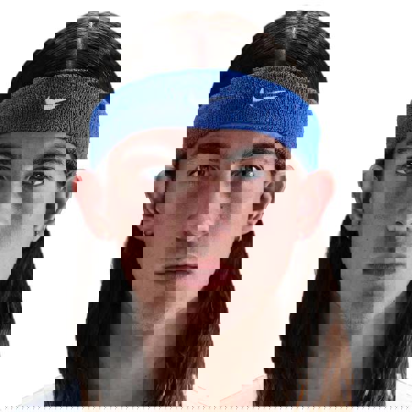 Nike Classic Swoosh Headband - Royal Blue/White - 