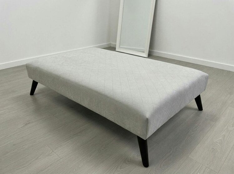 ISTOOLS Premium Stitched Footstool Bench & Coffee Table – Non-Storage - 50 x 30 Inches (127 x 76cm)