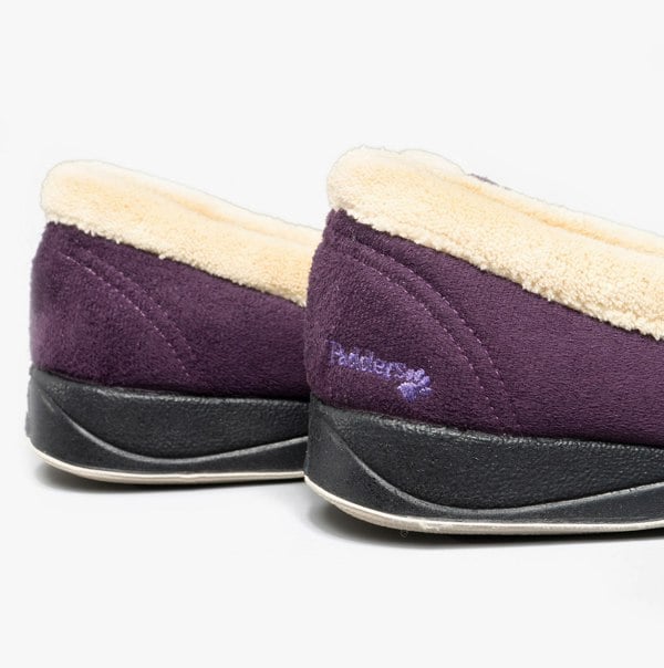 Padders REPOSE Womens (EE Fit) Full Slippers Lilac
