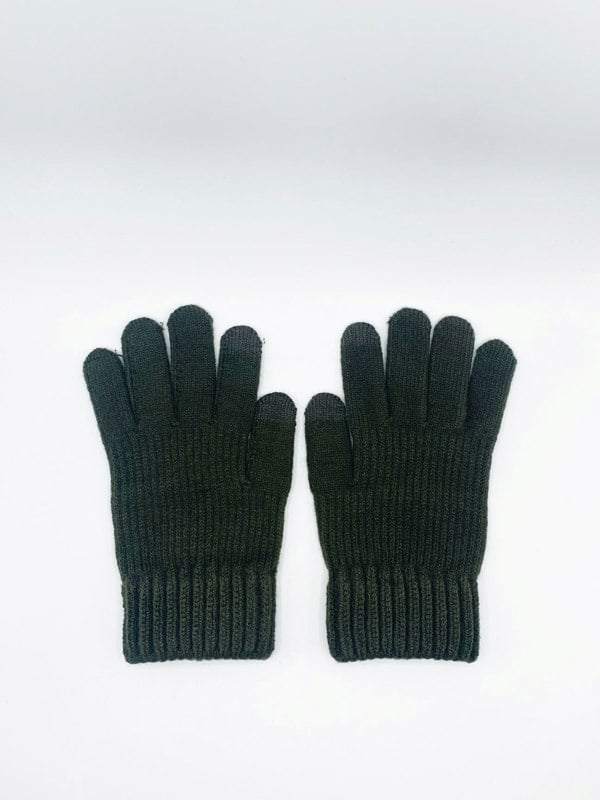 SVNX Ribbed Knitted Gloves