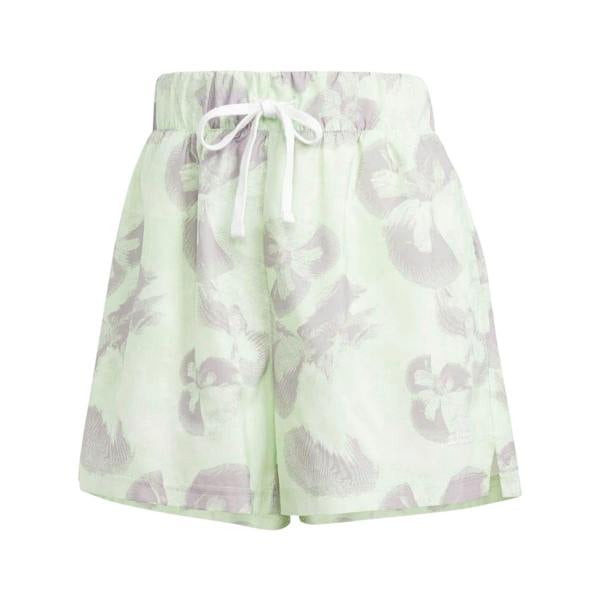 Adidas Womens/Ladies Adventure Floral Shorts - Beige Print - 