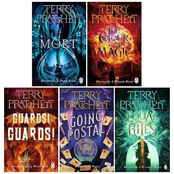 Discworld Novel Series 1 Terry Pratchett Collection 5 Books Set - Book 1-5