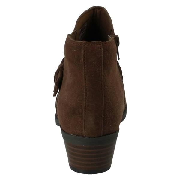 Clarks Ladies Clarks Block Heel Ankle Boots Danyelle Wish