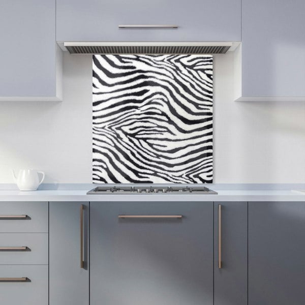 Warren Reed - Designer Zebra Texture Pattern Kitchen Splashback