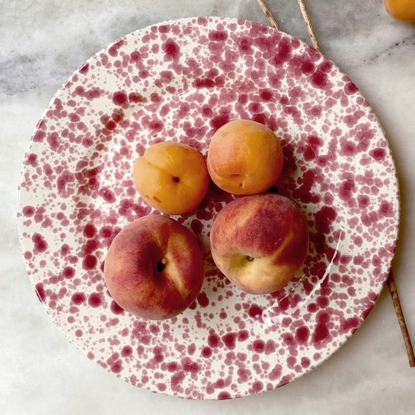 Hot Pottery Dinner Plate Cranberry