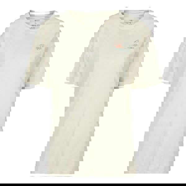 Mountain Warehouse Womens Sea Circle Relaxed Fit T-Shirt - Beige