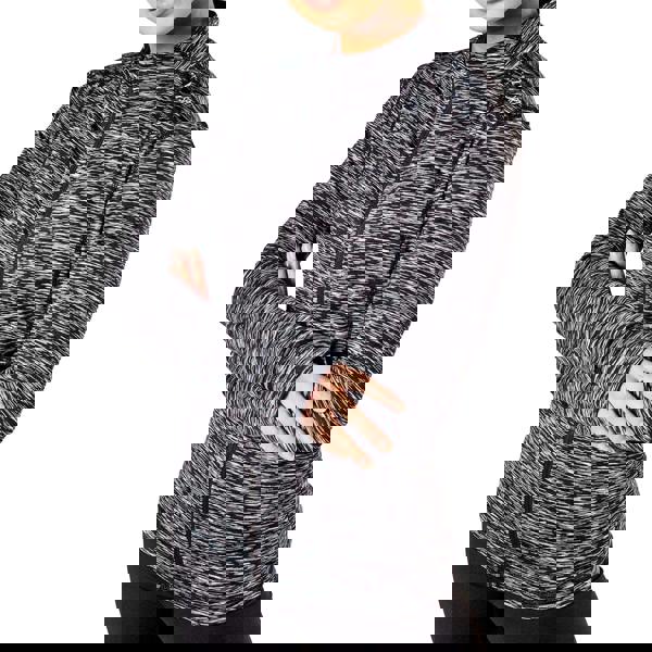 Elle Womens/Ladies Signature Patterned Jacket - Black Marl - 