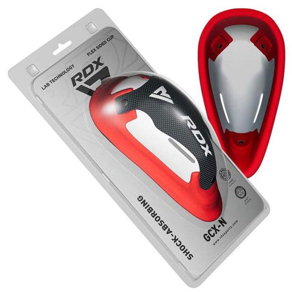 RDX Sports GROIN CUP CHINA WHITE/RED 3 LAYER NEW