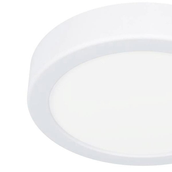 EGLO Fueva 6 Compact Surface-Mounted White Round LED Light WBS