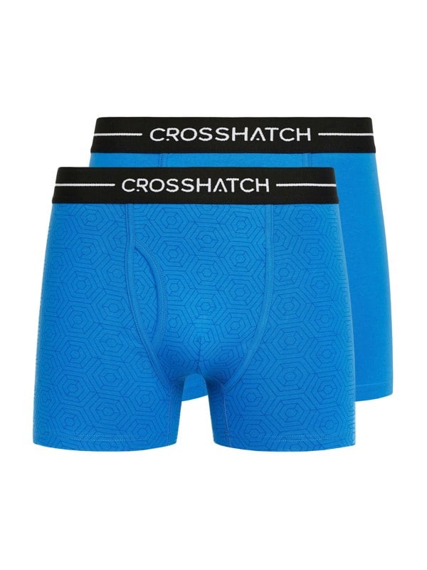 Crosshatch Hexter Boxers 2pk Blue
