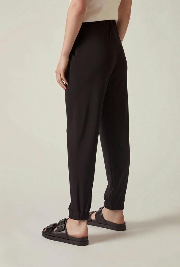 James Lakeland Black Jersey Jogger Trousers