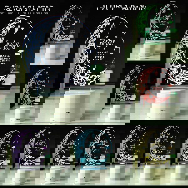 Personalised Memento Company Personalised Eid and Ramadan LED Light