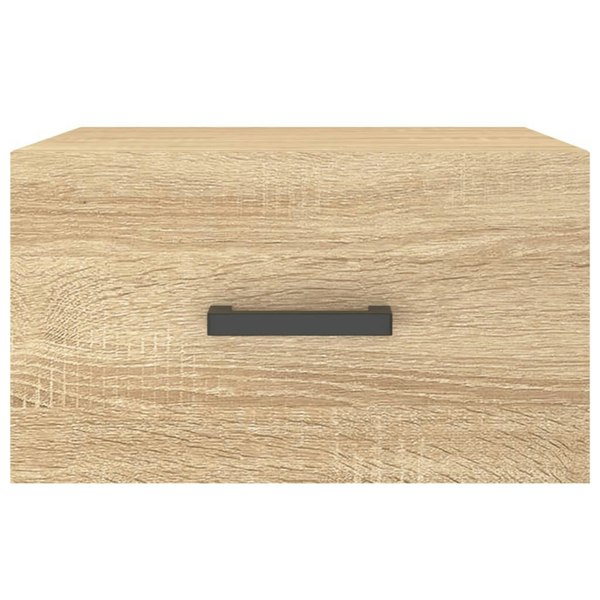 Berkfield Wall-mounted Bedside Cabinets 2 pcs Sonoma Oak 35x35x20 cm