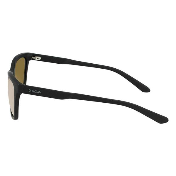 Dragon BAYOU - Matte Black with Lumalens Rose Gold Ionized Lens