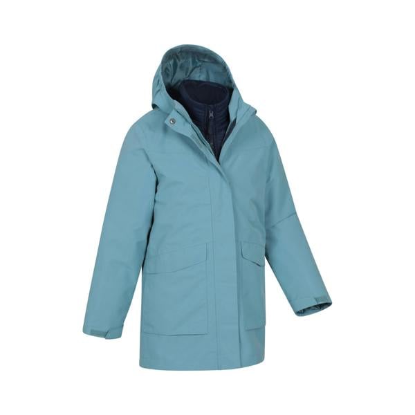 Mountain Warehouse Childrens/Kids Alaskan 3 in 1 Waterproof Jacket - Teal - 