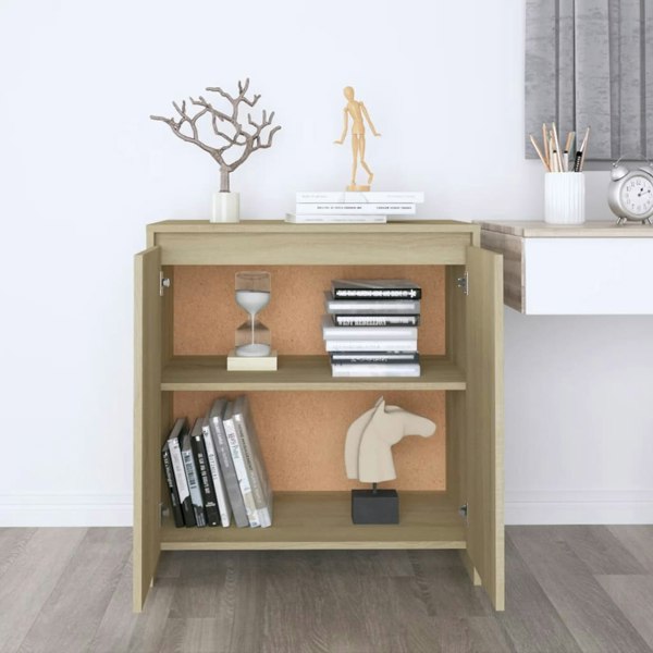 Berkfield Sideboard Sonoma Oak 70x41x75 cm Engineered Wood