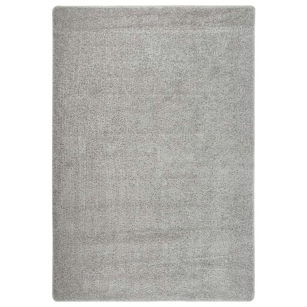 Berkfield Shaggy Rug Light Grey 120x170 cm Anti Slip