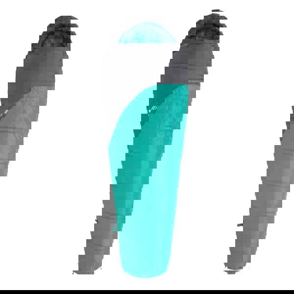 Mountain Warehouse Summit 250 Left Zip Mummy Sleeping Bag - Teal - 