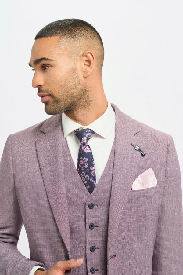 House of Cavani Miami Lilac Slim Fit Blazer