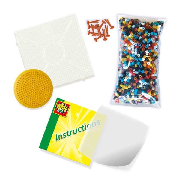 SES Creative Iron on Beads - Constructions trucks