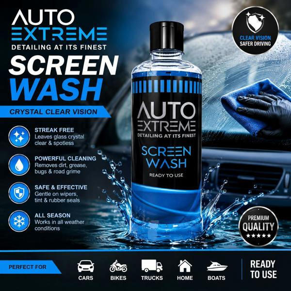 Auto Extreme 12X - Auto Extreme Screen Wash Liquid 800ml