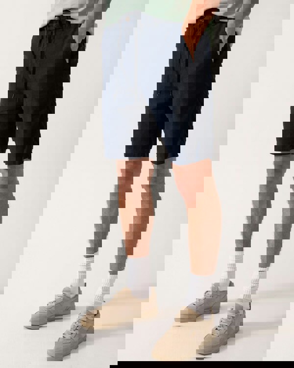 BOSS Orange Mens Tapered Chino Shorts - Dark Blue 404