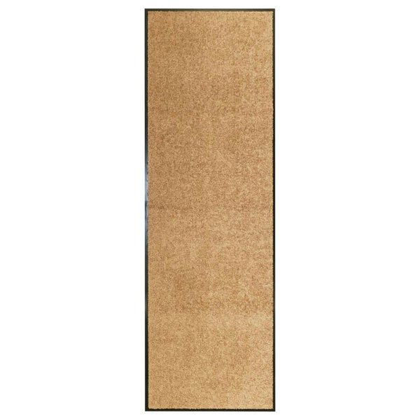 Berkfield Doormat Washable Cream 60x180 cm