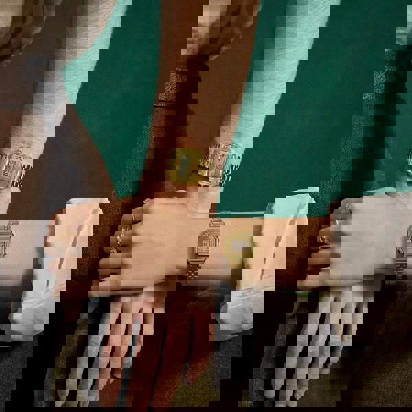 Casio Unisex Vintage Gold & Green Digital Watch LA680WEGV-9AEF