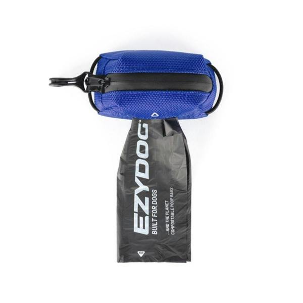EzyDog Essential Poop Bag Holder in Blue