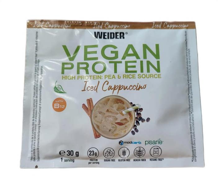 Weider Vegan Protein, Iced Cappuccino - 30g (1 serving)