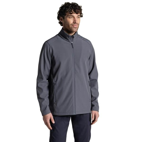 Craghoppers Mens Expert Basecamp II Soft Shell Jacket - Carbon Grey - 
