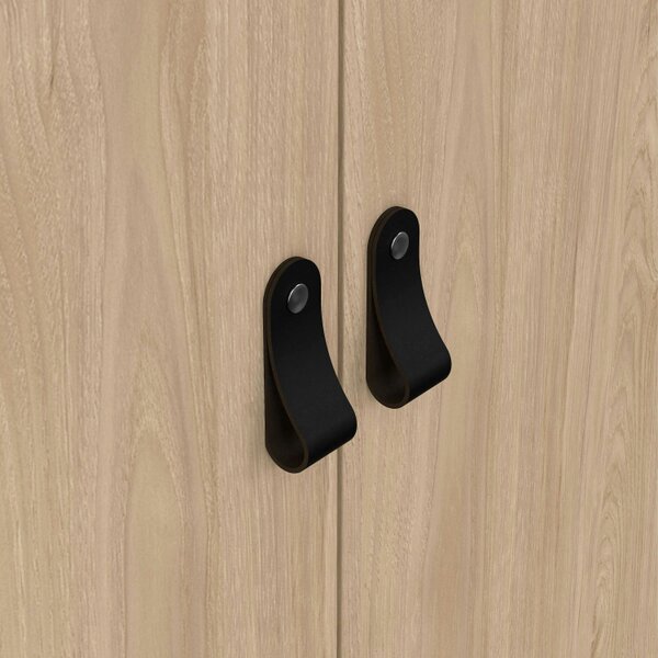 Wyld Haus Wildberry Natural Oak Wood Wardrobe 3 Doors