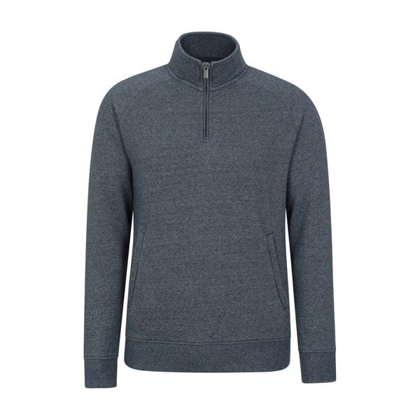 Mountain Warehouse Mens Bamburgh Half Zip Jumper - Navy