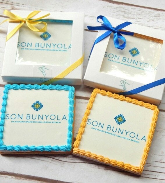 The Cookie Collaboration Logo Cookie Gifts: Corporate Branded Biscuits, Hand-Iced (Set of 5)