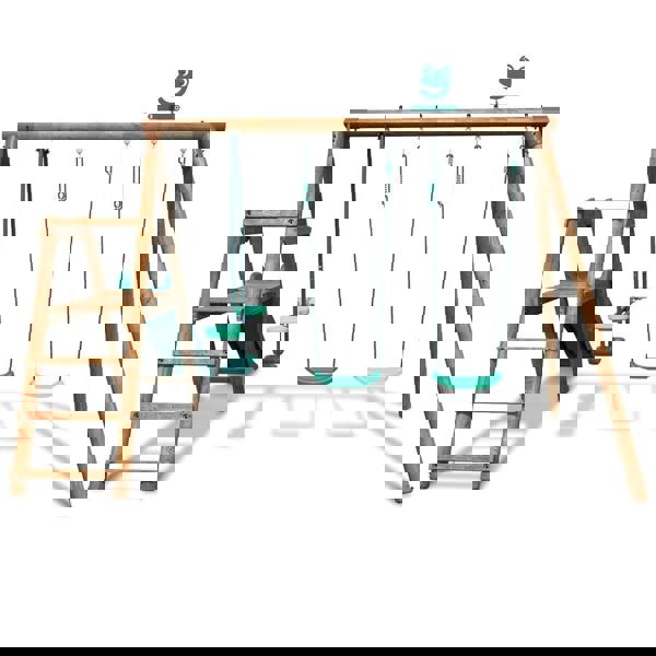 Soulet Figue Wooden Swing Set with Slide