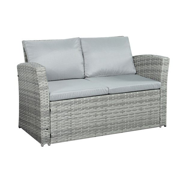 Outdoor Living The Wilmslow 4 Seat Rattan Sofa Lounge Set