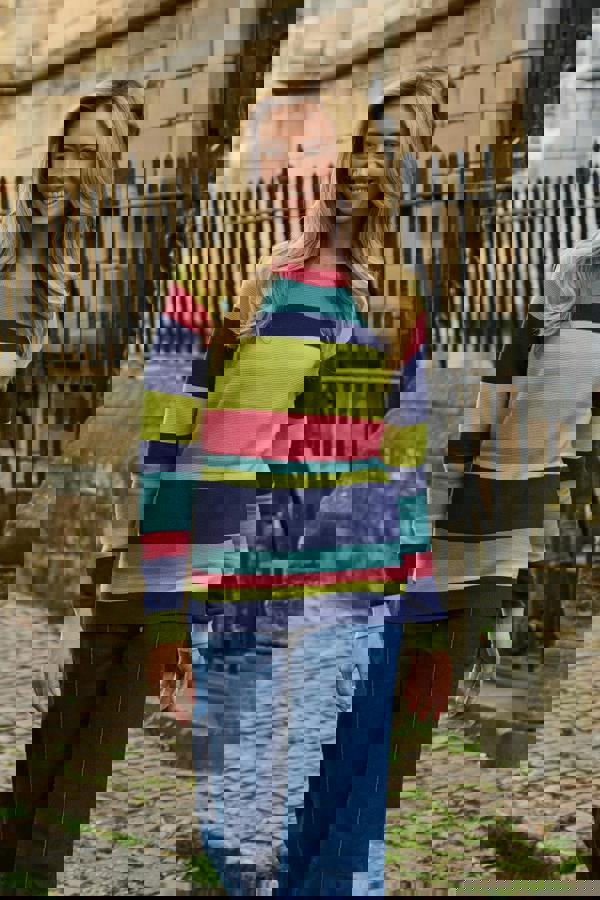 Multi Stripe Knit Jumper
