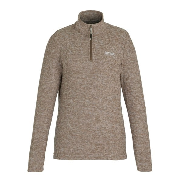 Regatta Womens Sweetheart Quarter Zip Fleece Top - Mocha