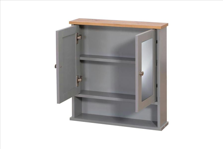 Timber Art Design Modern Mirrored Bathroom Wall Cabinet – Storage Unit