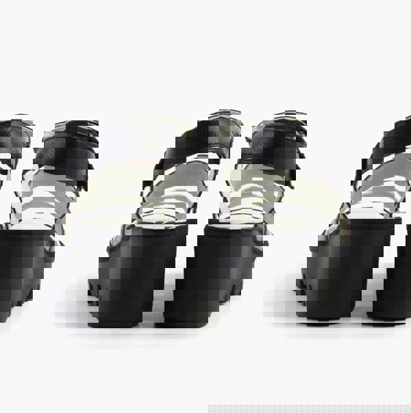 Fly London BEXY575FLY Womens Sandals Silver/Graphite/Black