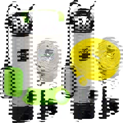 Mylek Pro-Kleen Submersible Water Pump Electric 1100W Stainless Steel with 25m Heavy Duty Hose