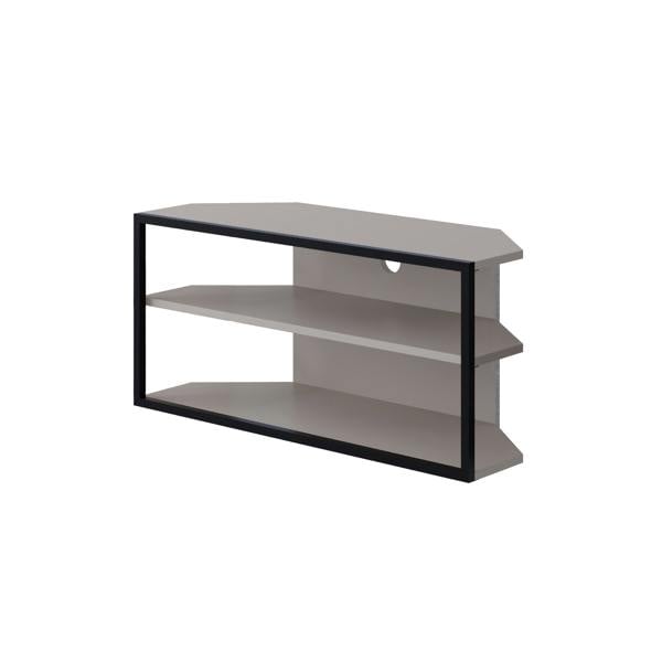 Decortie Modern Echo Corner TV Unit Versatile Design with Metal Frame and Shelf Media Centre 98cm